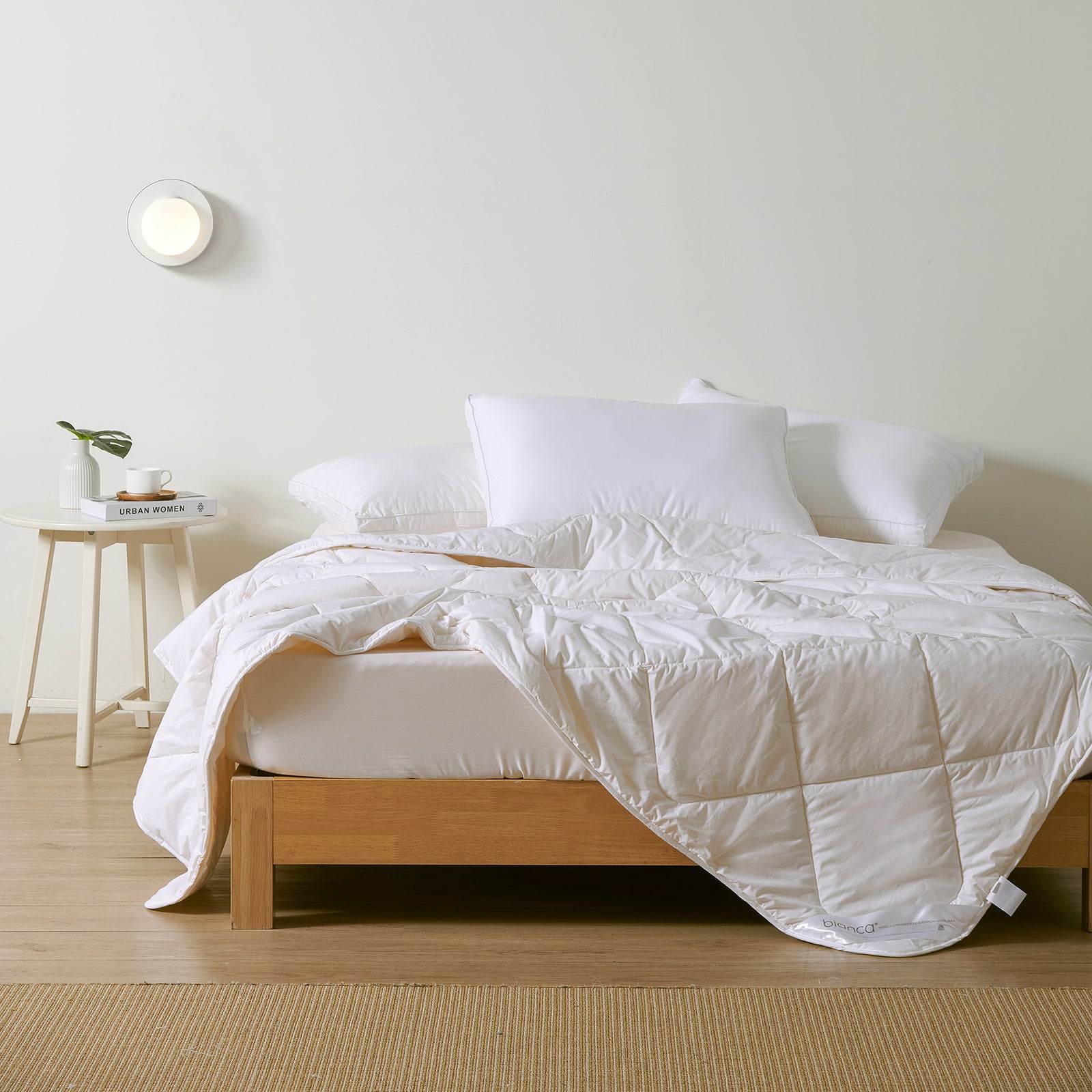 Woolly Comforts 300gsm Summer Weight Wool Quilt