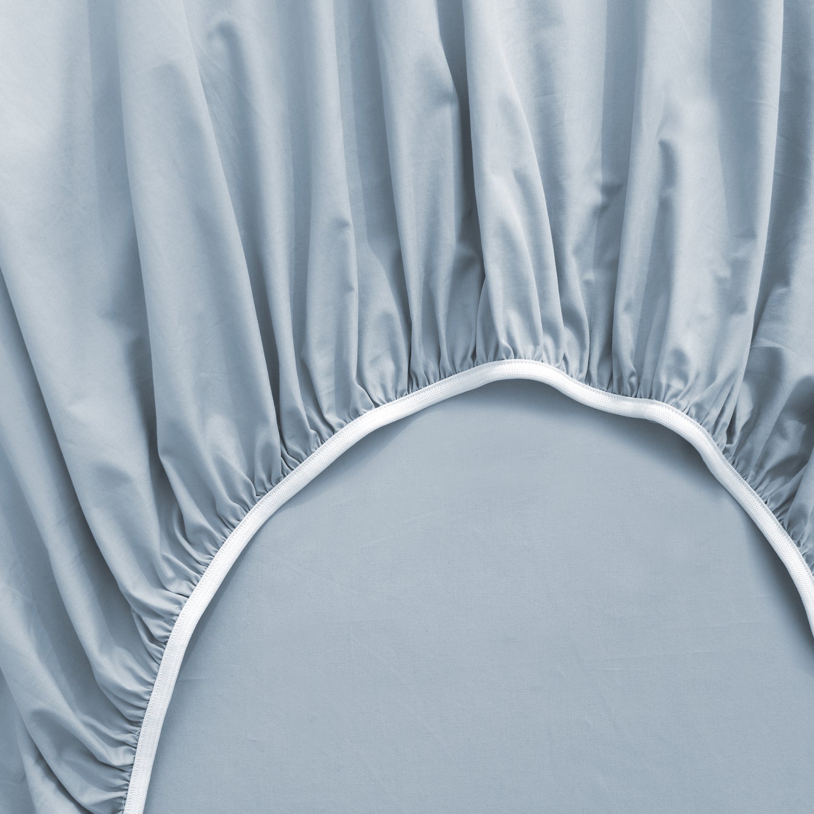 Heston 300 Thread Count Cotton Percale Sheet Sets Steel Blue