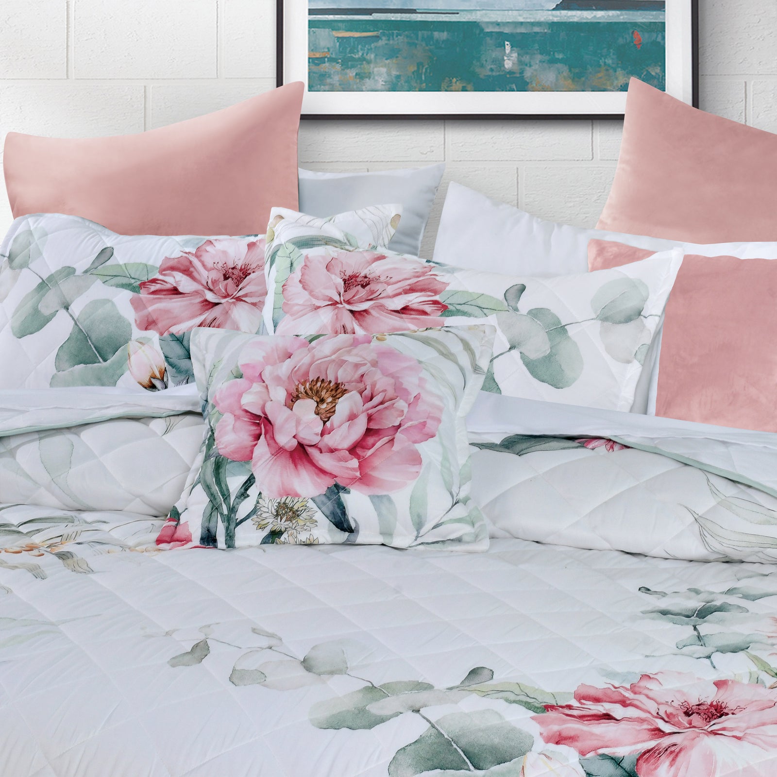 Coleraine Bedspread Set White
