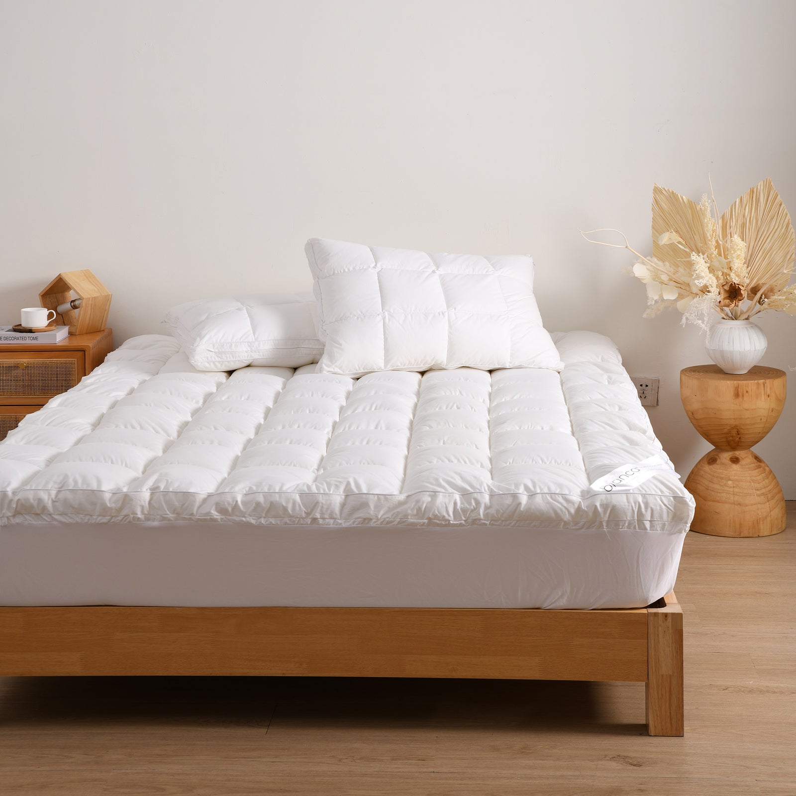 Relax Right Pure Microfibre Mattress Topper 1000gsm
