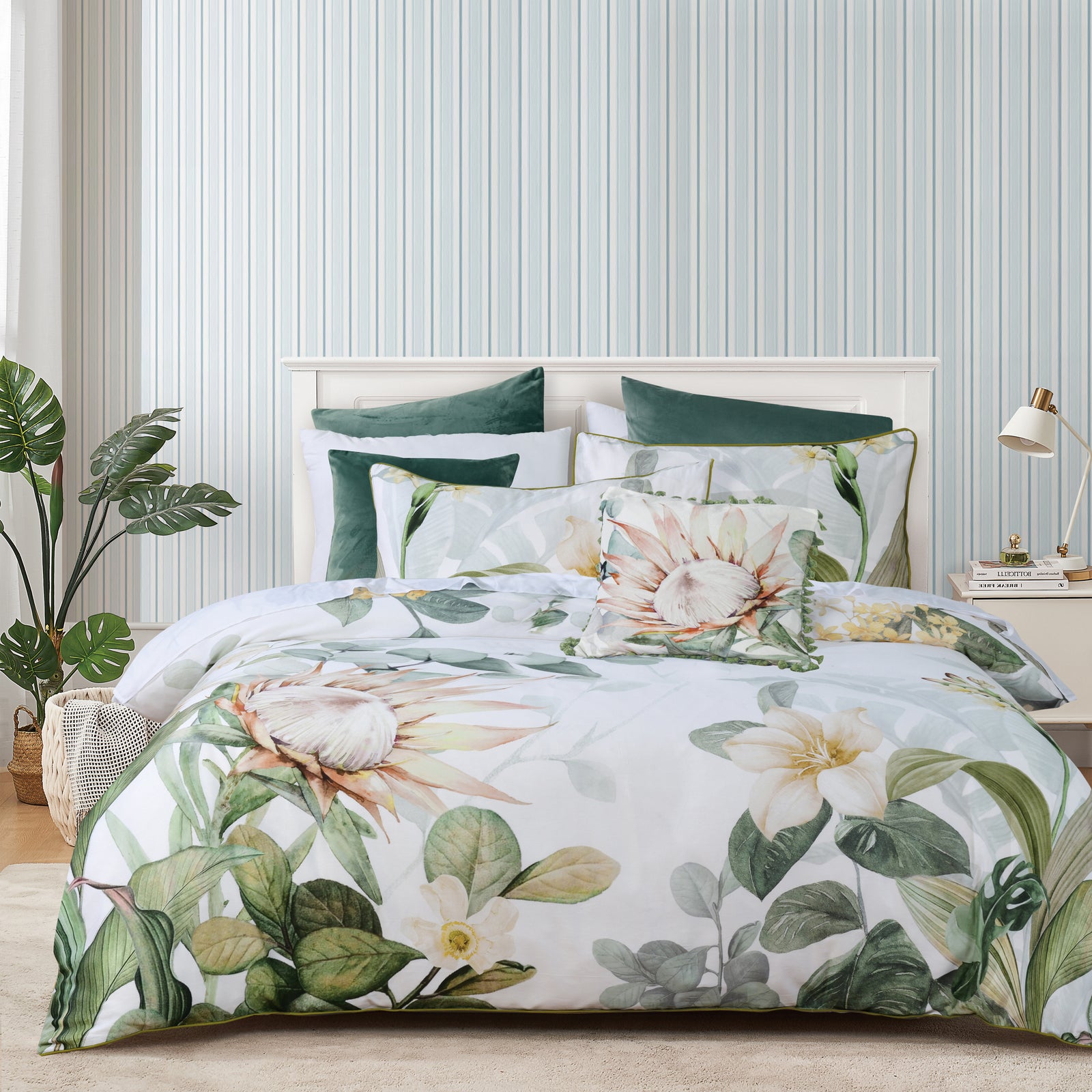 Helensvale Quilt Cover Set White