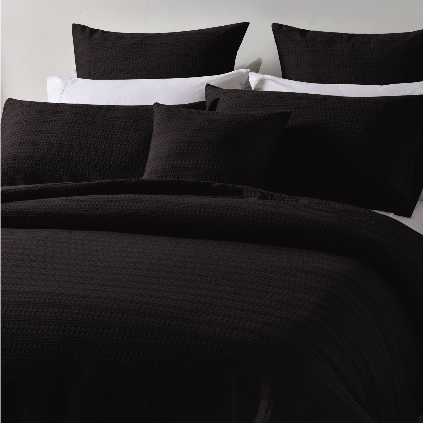 Kahlani Quilt Cover Set Chocolate