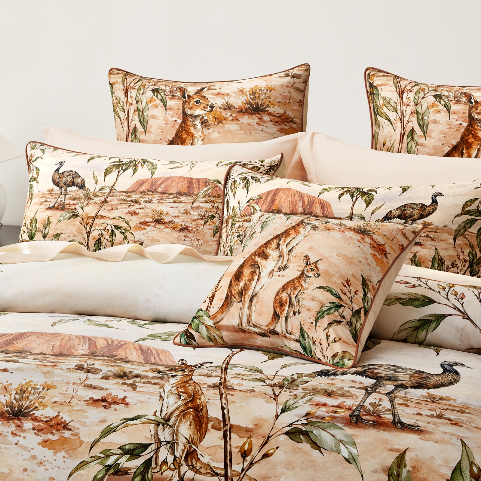 Outback Quilt Cover Set Natural