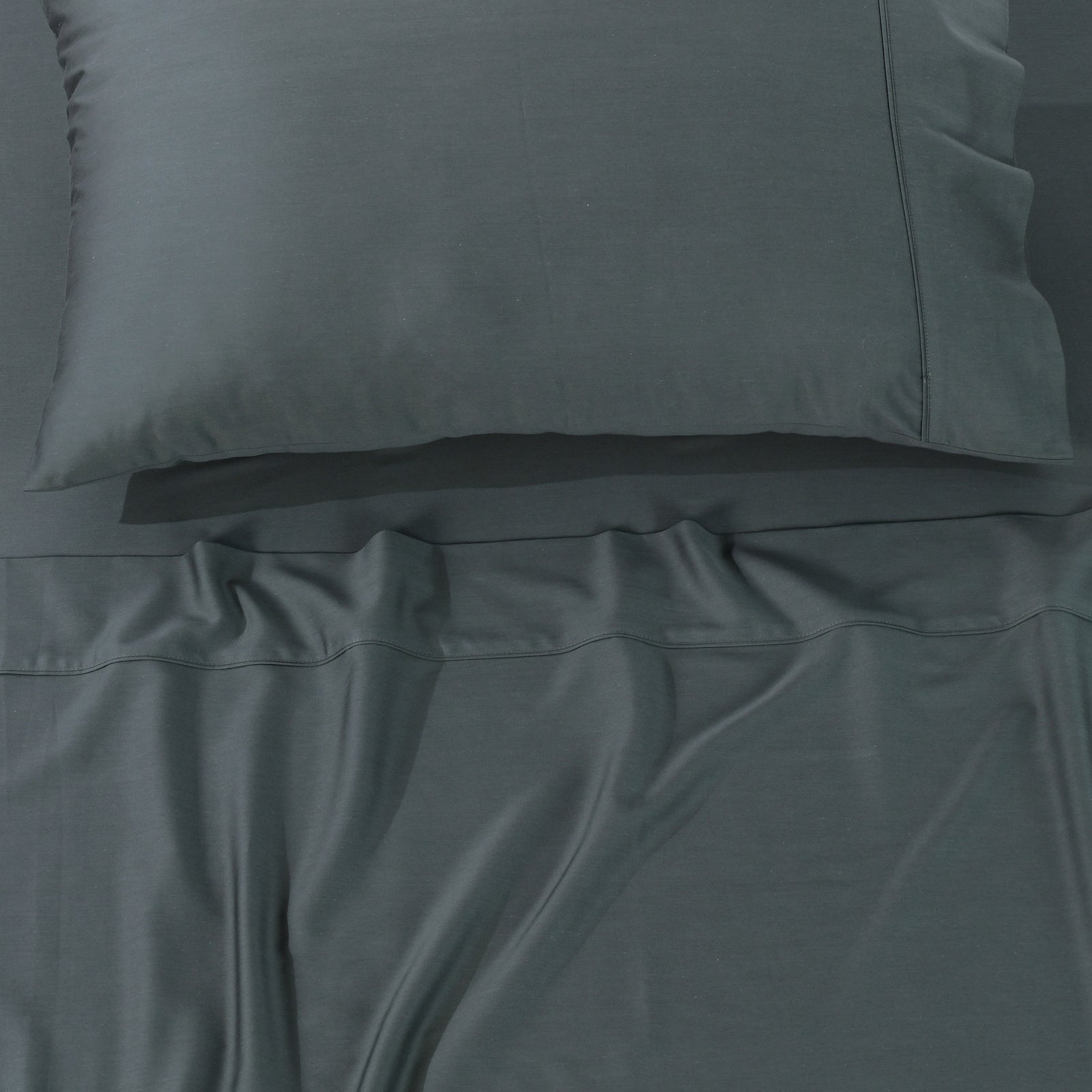 Rosebank Mega 500 Thread Count Bamboo/Cotton Sateen Weave Sheet Sets Charcoal