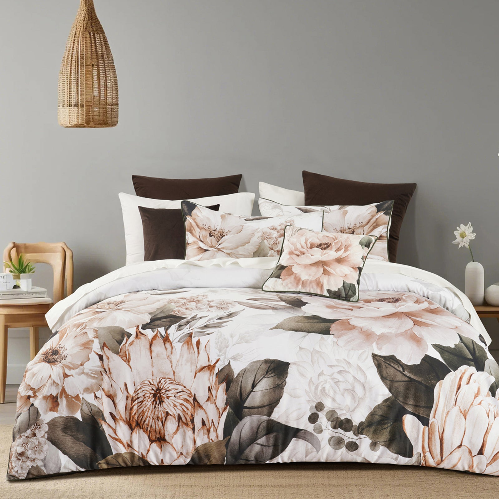 Somerset Quilt Cover Set White