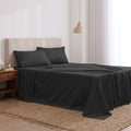 Heston 300 Thread Count Cotton Percale Sheet Sets Charcoal
