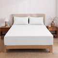 Heston 300 Thread Count Fitted Sheet Combo White