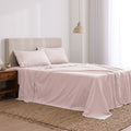 Heston 300 Thread Count Cotton Percale Sheet Sets Pink