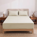 Heston 300 Thread Count Fitted Sheet Combo Stone