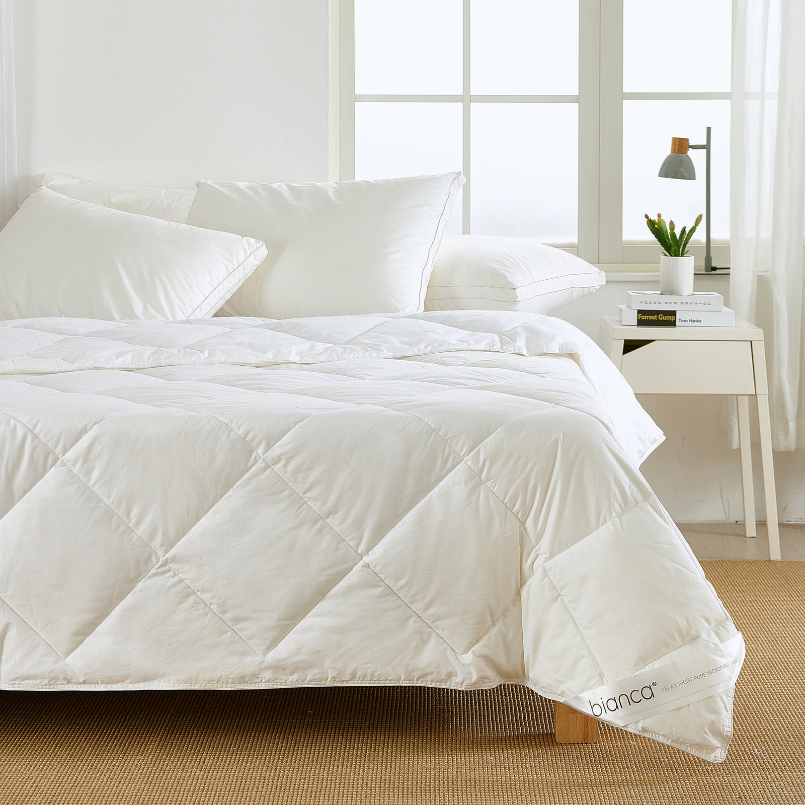 Relax Right Pure Microfibre 300gsm Summer Weight Quilt