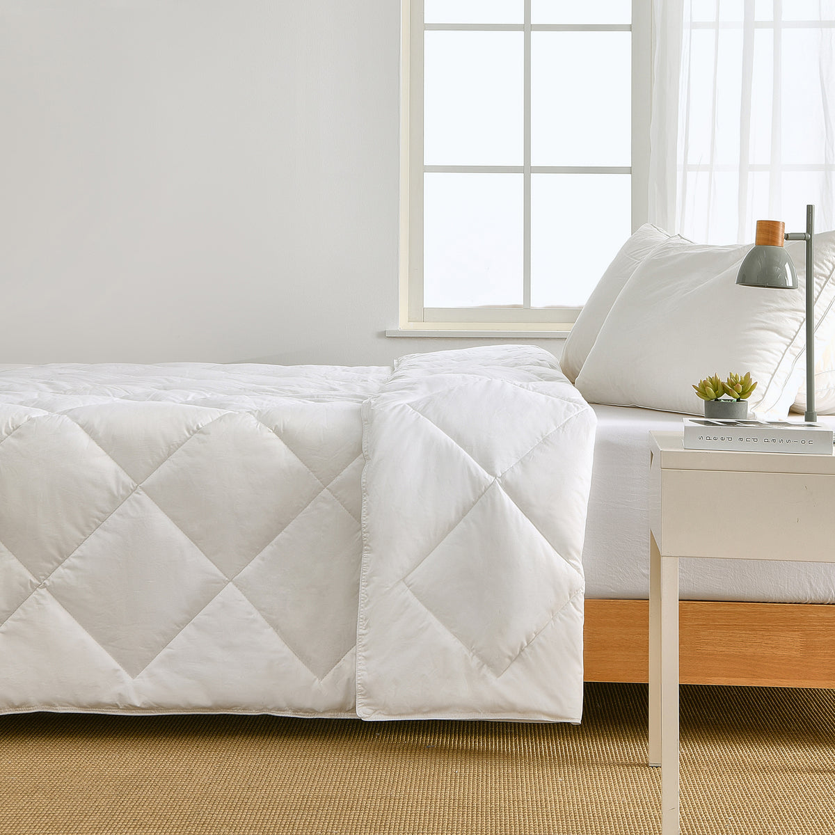 Relax Right Pure Microfibre 300gsm Summer Weight Quilt