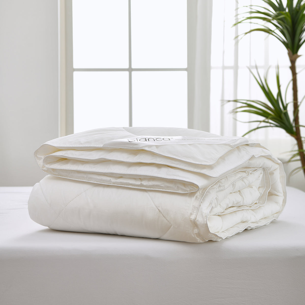 Relax Right Pure Microfibre 300gsm Summer Weight Quilt