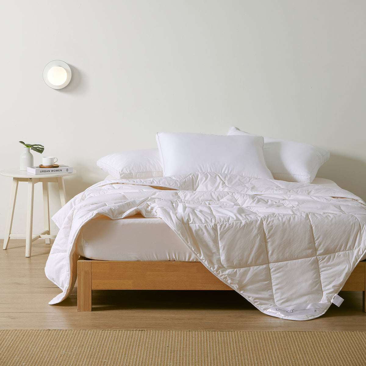 Woolly Comforts 300gsm Summer Weight Wool Quilt