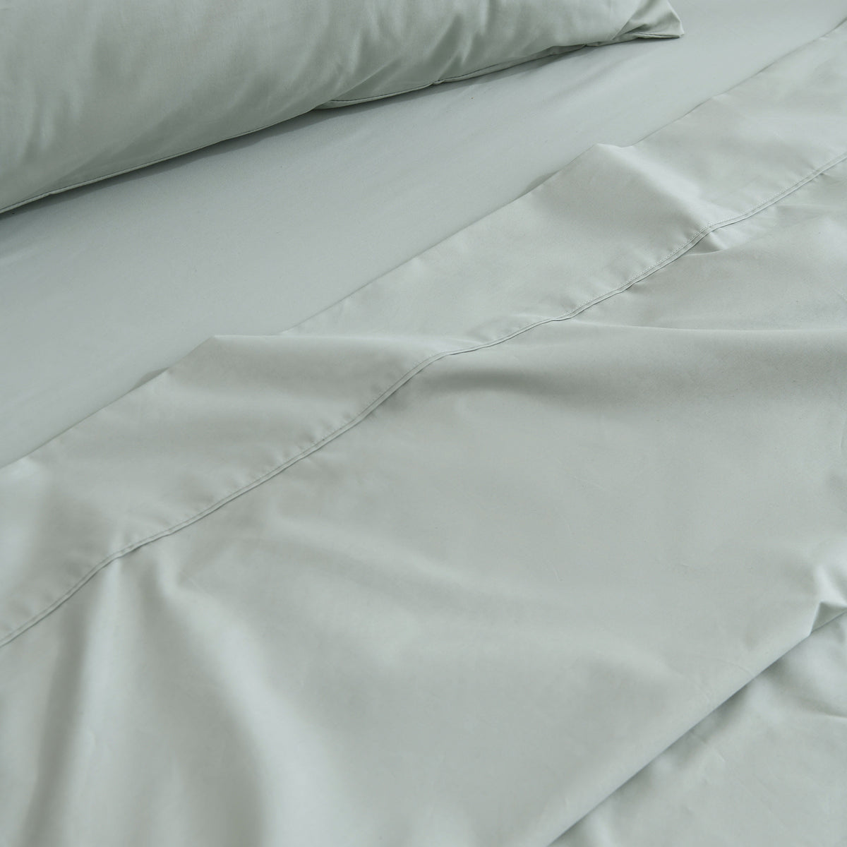 Heston 300 Thread Count Cotton Percale Sheet Sets Sage