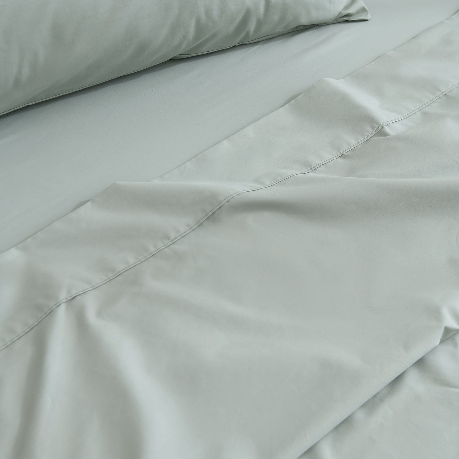 Heston 300 Thread Count Cotton Percale Sheet Sets Sage
