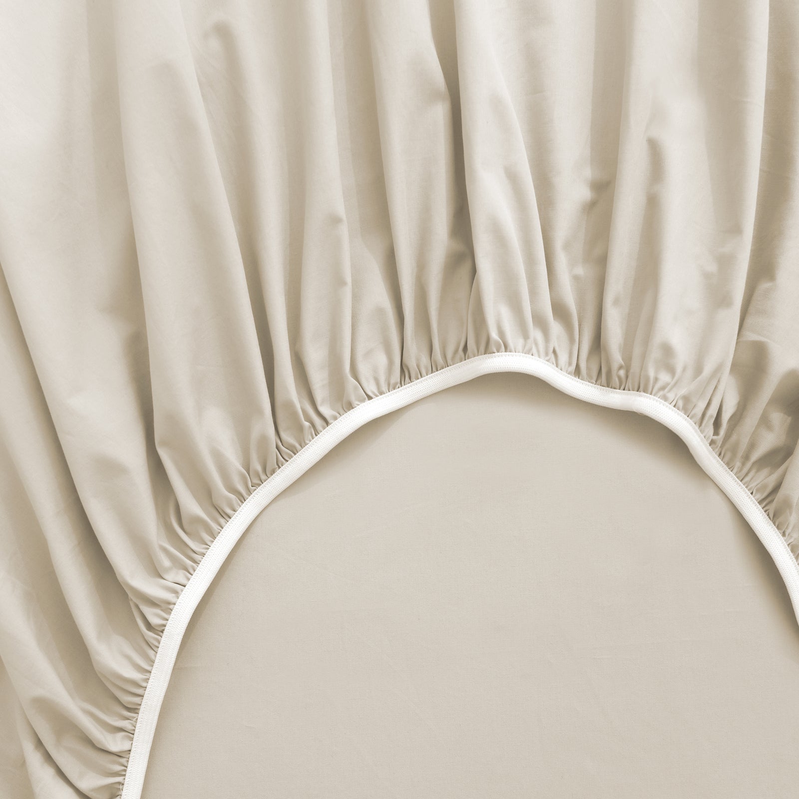 Heston 300 Thread Count Cotton Percale Sheet Sets Stone