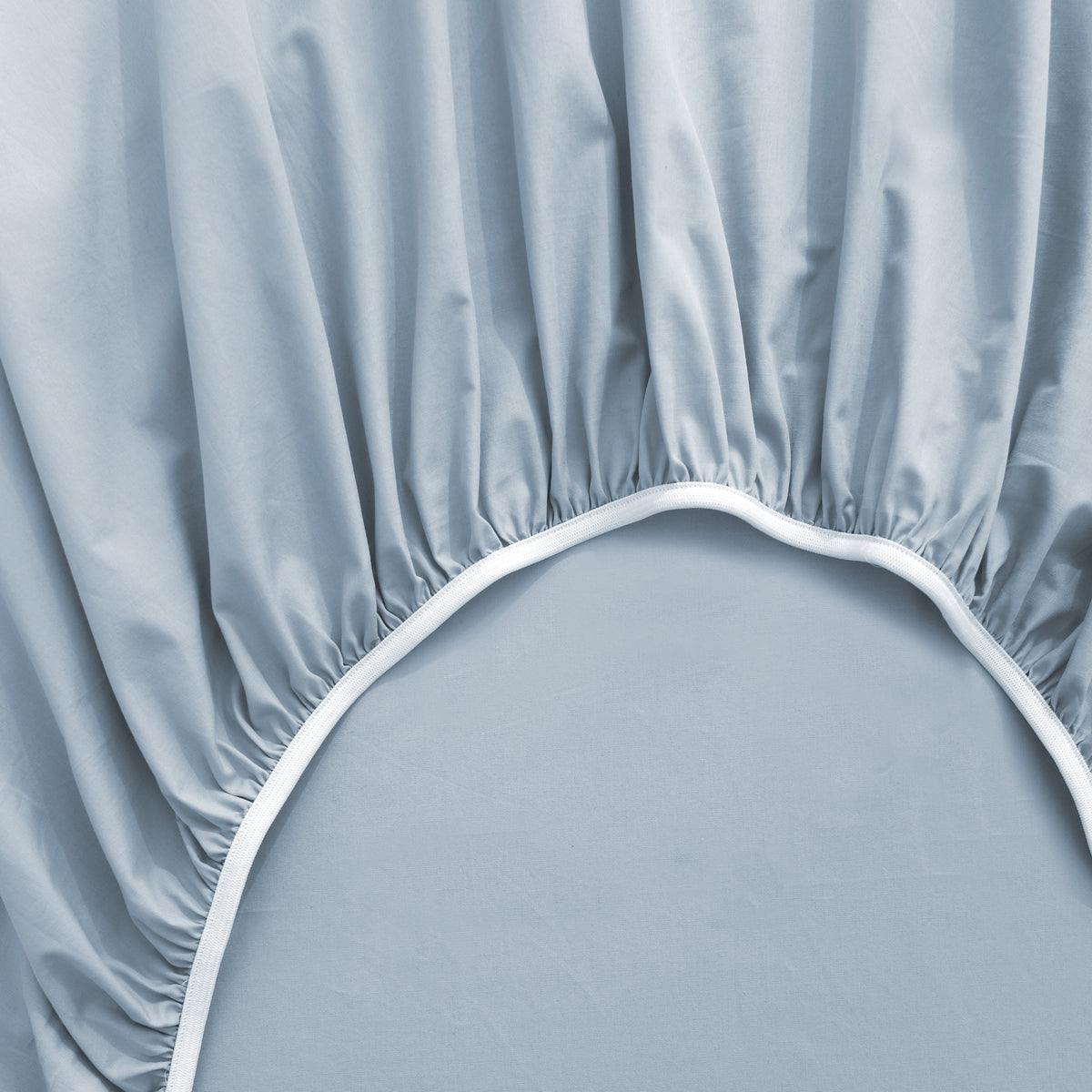 Heston 300 Thread Count Fitted Sheet Combo Steel Blue