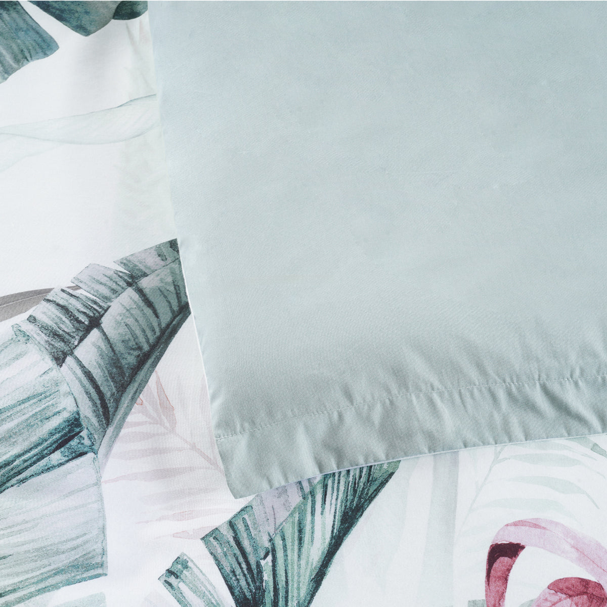 Abbey Quilt Cover Set Green