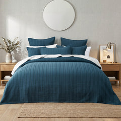 Ashcombe Bedspread Set Blue