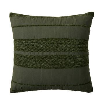 Avery Square Cushion Forest Green