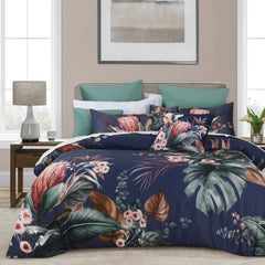 Balwyn Quilt Cover Set Indigo