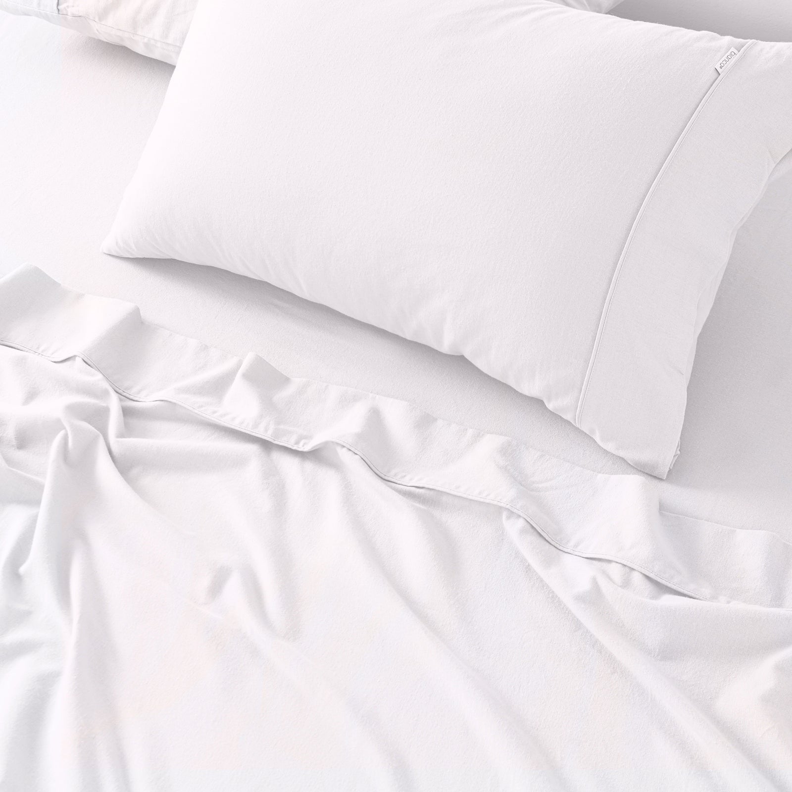 Fletcher Flannelette Cotton Sheet Sets White