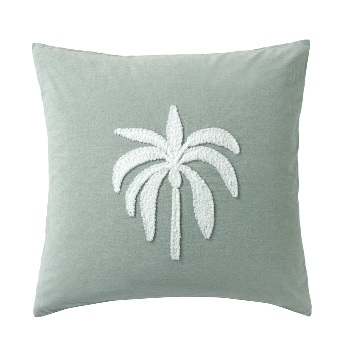 Palm Cove Square Cushion Sage