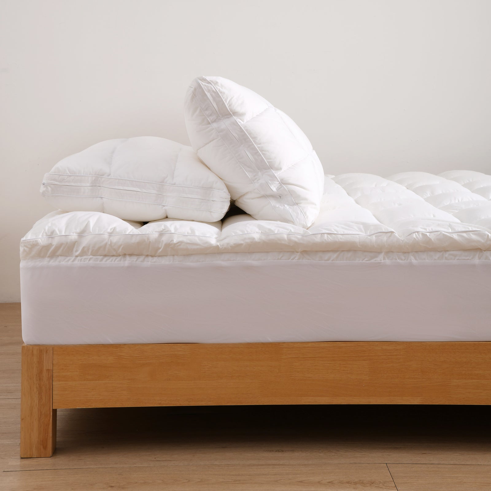 Relax Right Pure Microfibre Mattress Topper 1000gsm