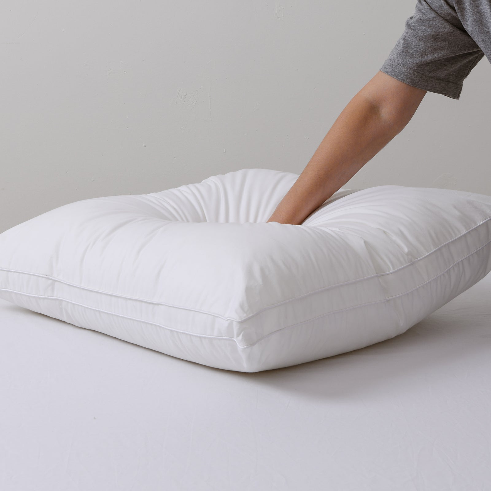 Relax Right Pure Microfibre European Pillow Profile 1300g
