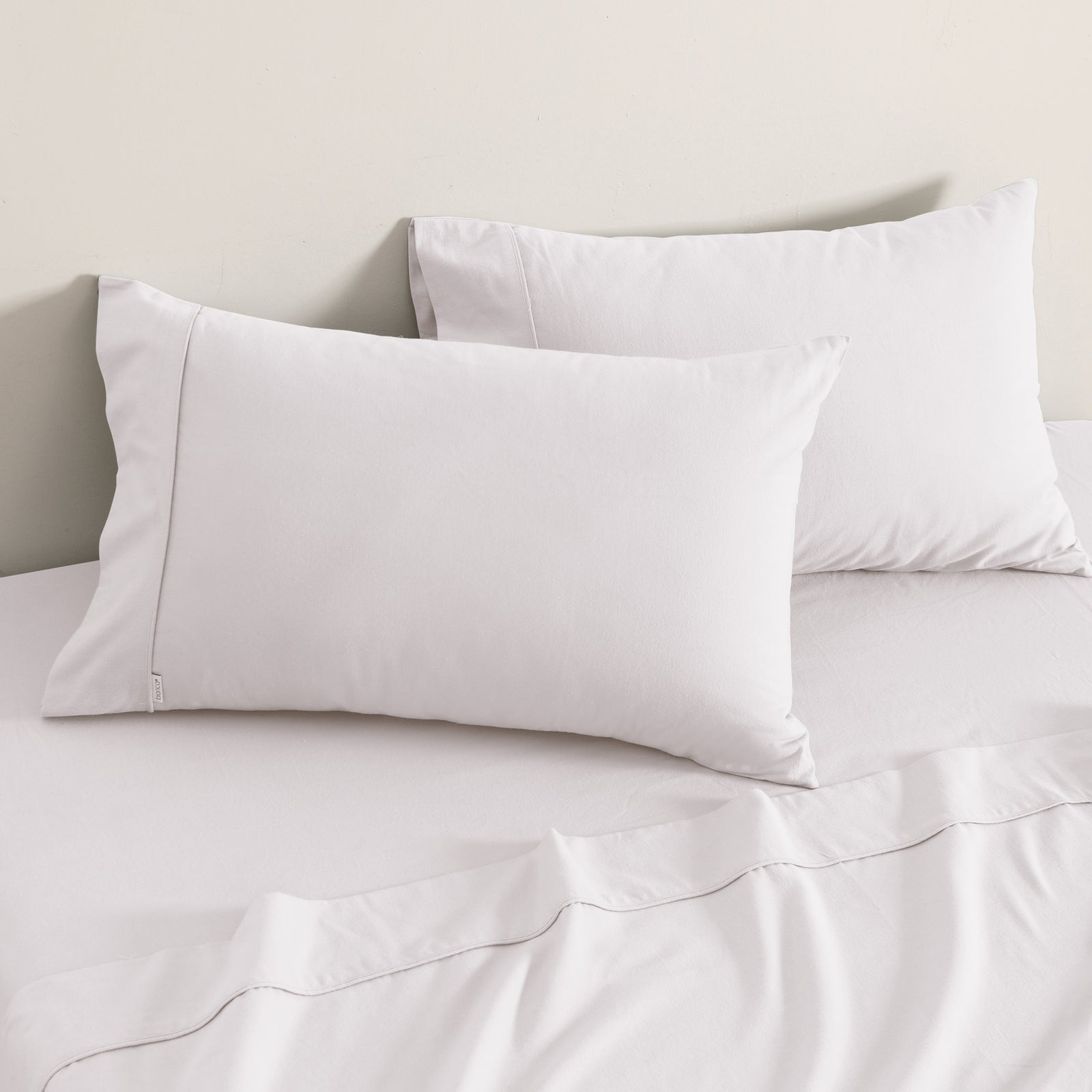 Fletcher Flannelette Cotton Sheet Sets White