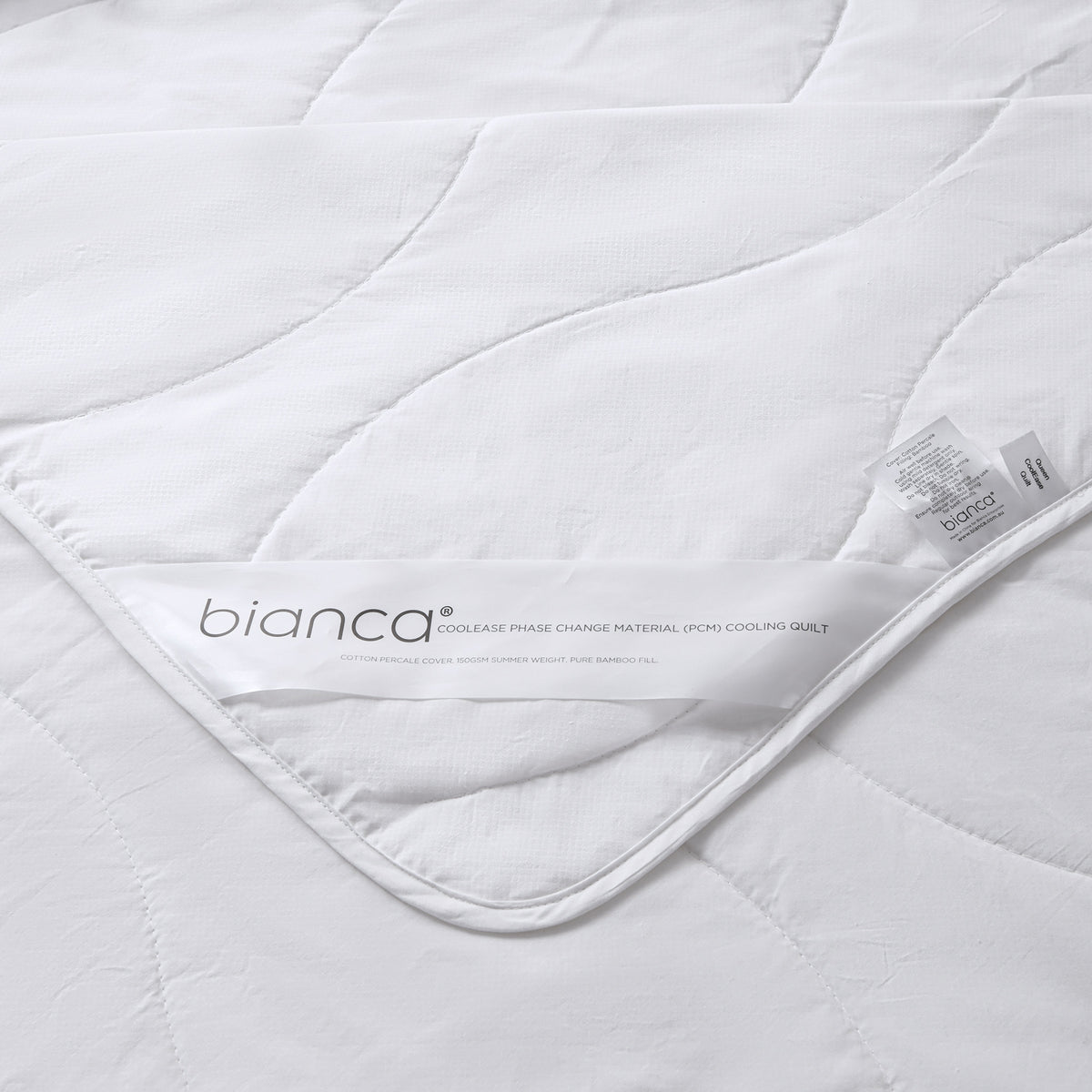 Cool Ease Phase Change Material (PCM) Cooling Technology 150gsm Summer Weight Quilt