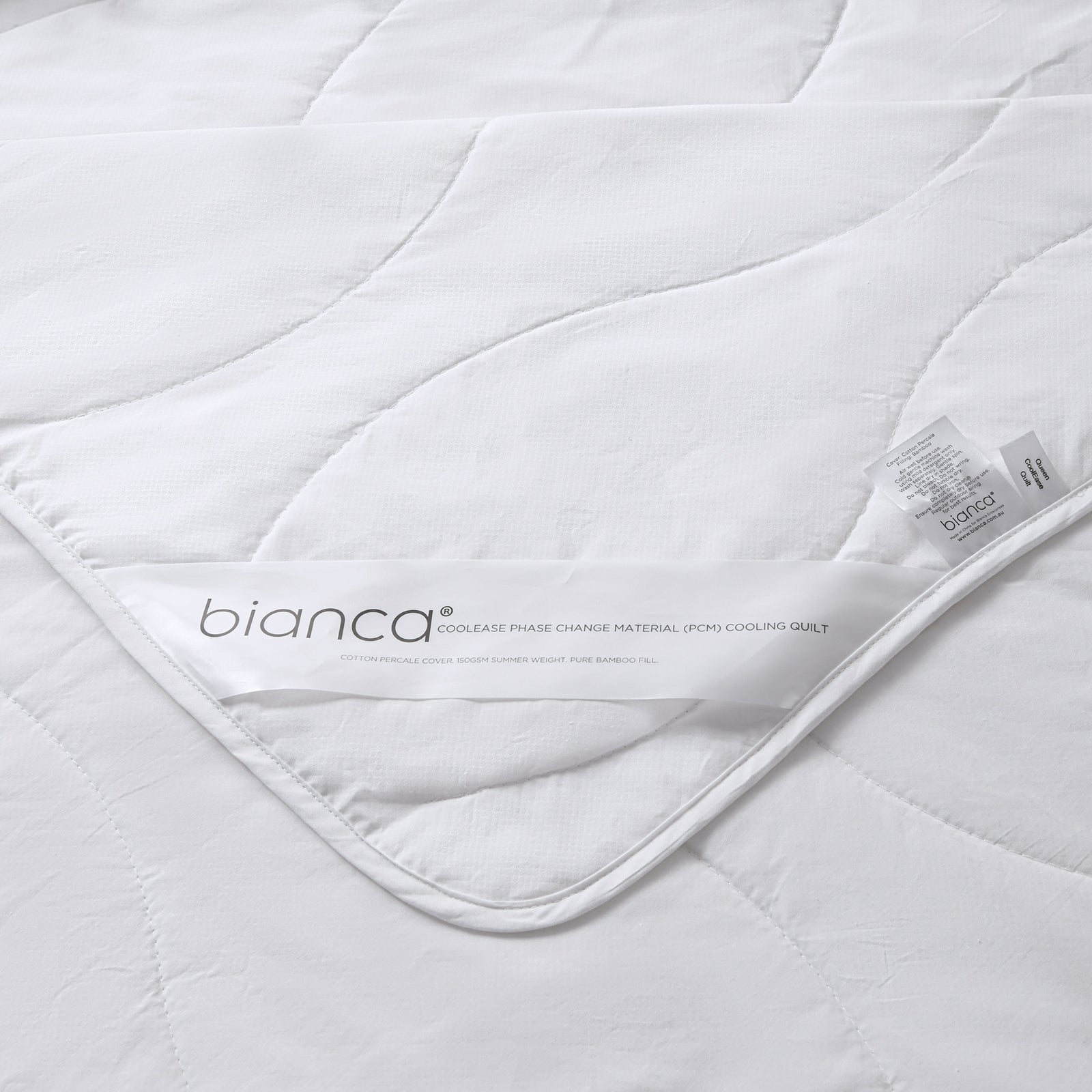 Cool Ease Phase Change Material (PCM) Cooling Technology 150gsm Summer Weight Quilt