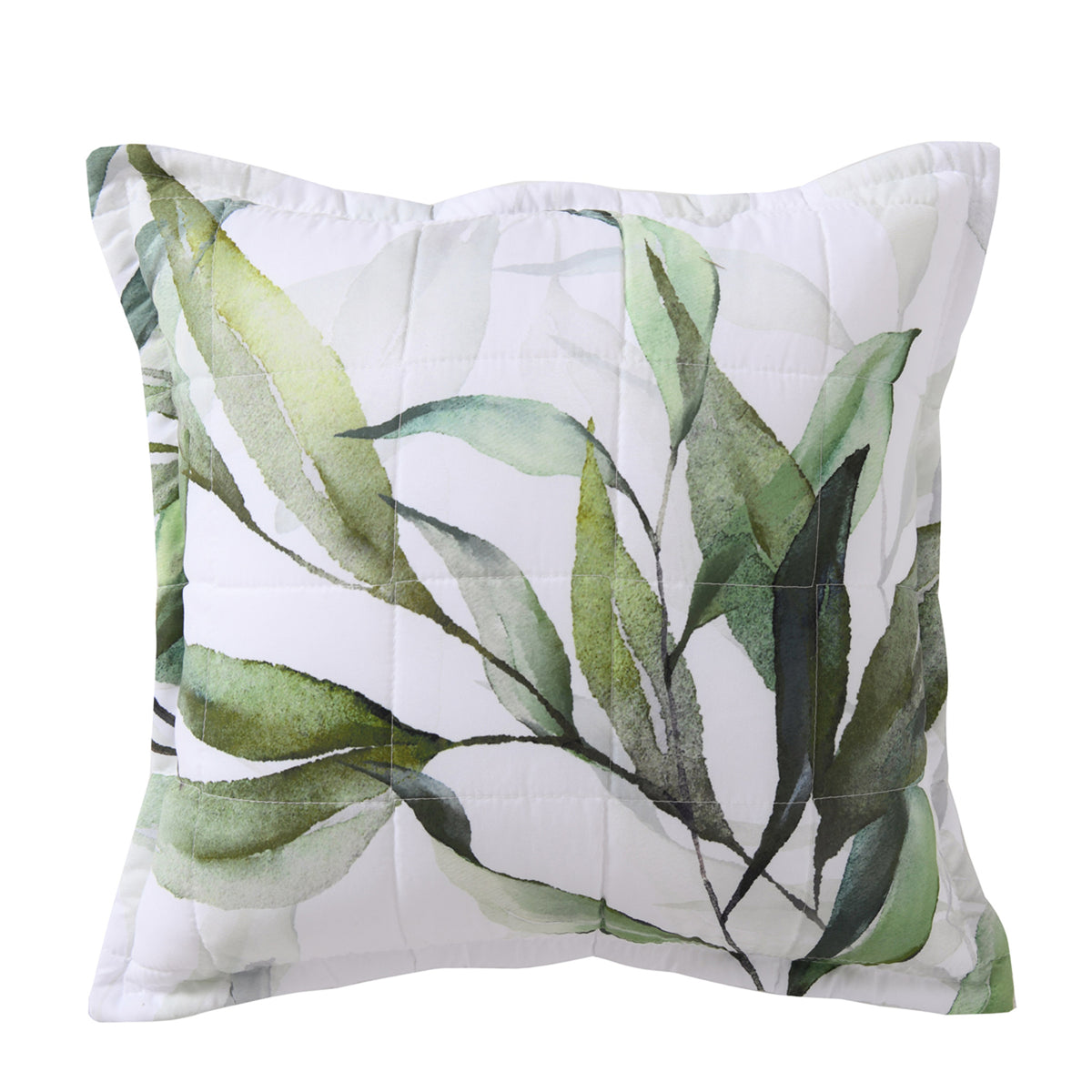 Linden Square Cushion Forest Green