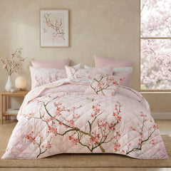 Evelyn Bedspread Set Blush