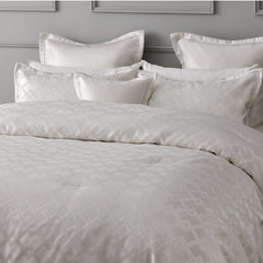 Firenze Comforter Set Pearl White
