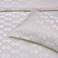 Firenze Comforter Set Pearl White