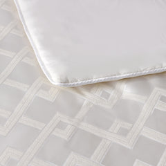 Firenze Comforter Set Pearl White