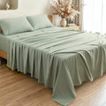 Fletcher Flannelette Cotton Sheet Sets Sage