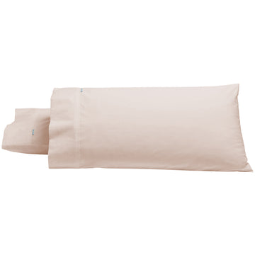 Heston King Size Pillowcase 300 Thread Count Cotton Percale (Pair) Pink