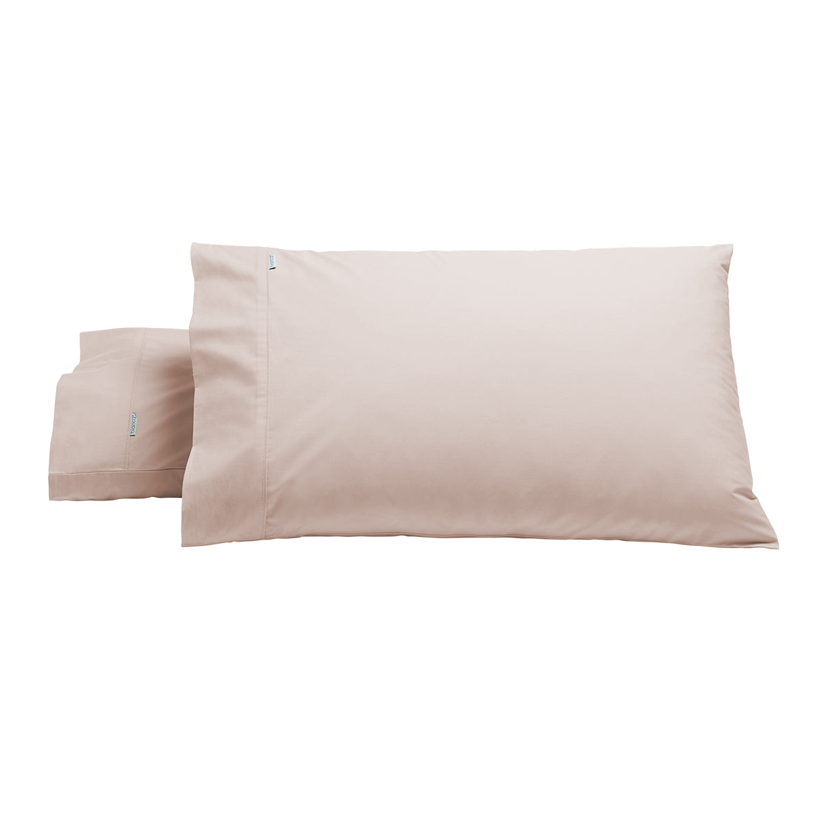 Heston 300 Thread Count Cotton Percale Standard Pillowcase (Pair) Pink