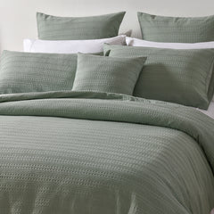 Kahlani Quilt Cover Set Sage