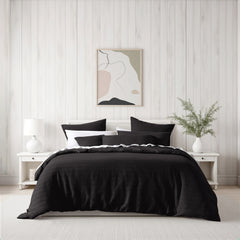 Kahlani Quilt Cover Set Chocolate