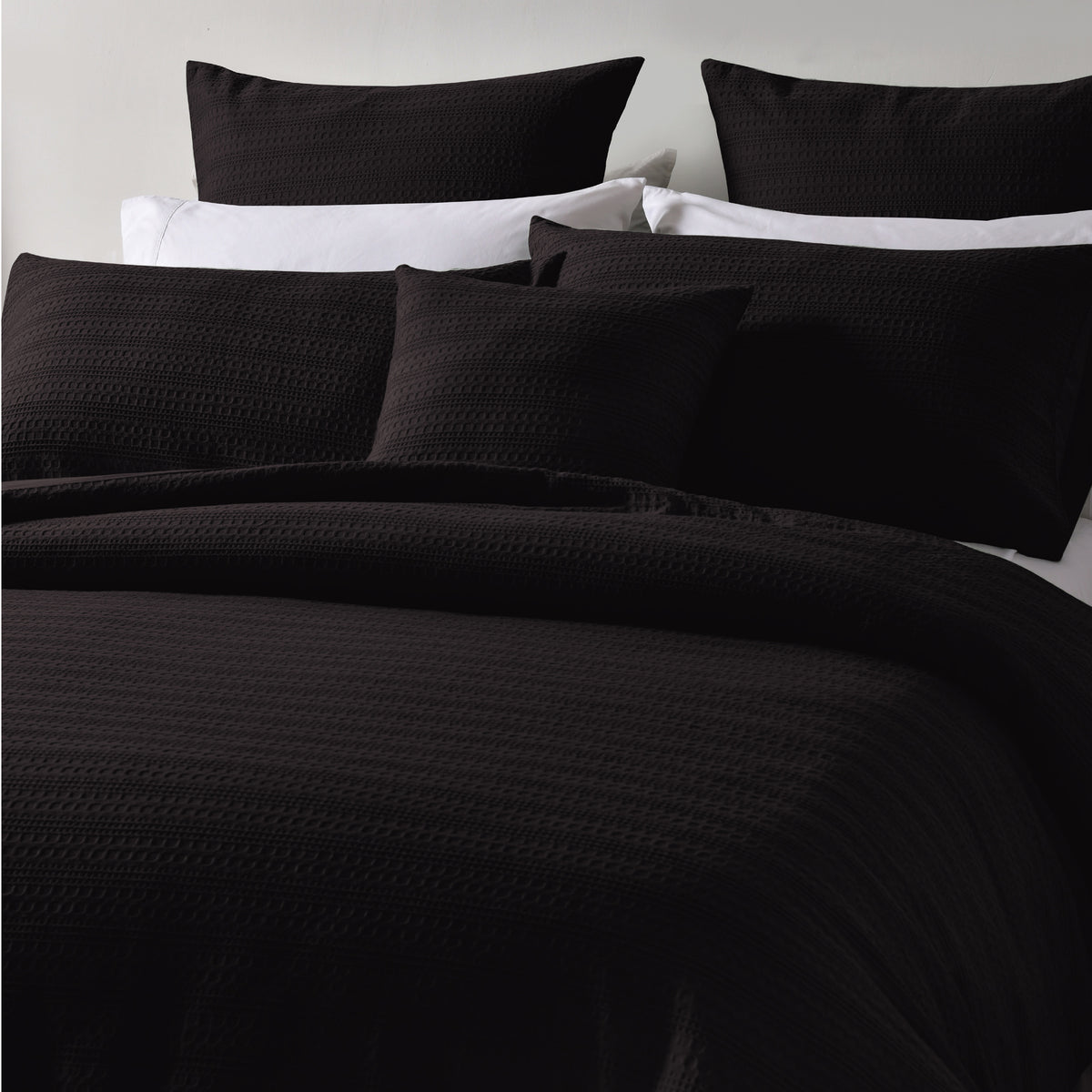 Kahlani Quilt Cover Set Chocolate