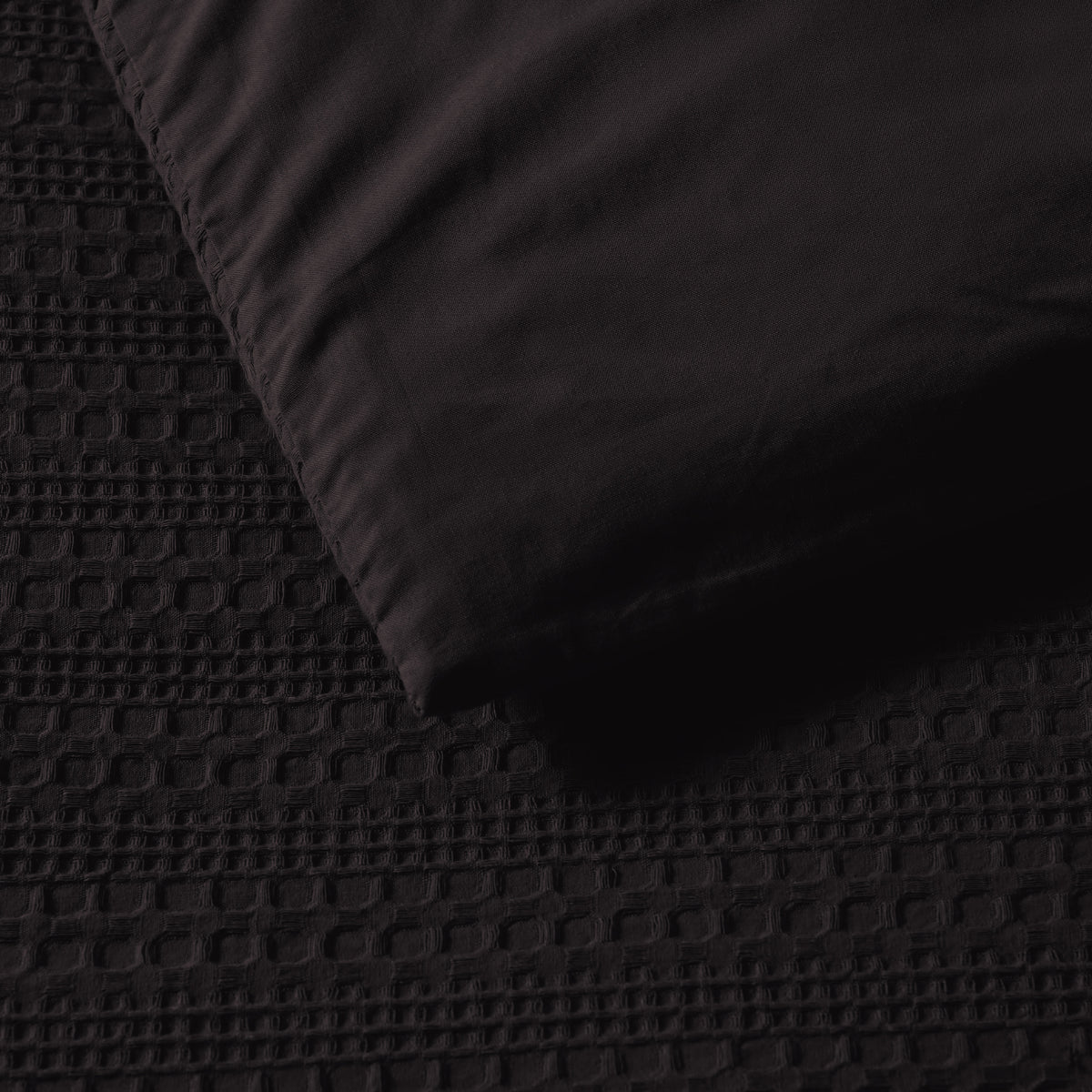 Kahlani Quilt Cover Set Chocolate