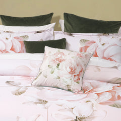 Layla Quilt Cover Set Peach