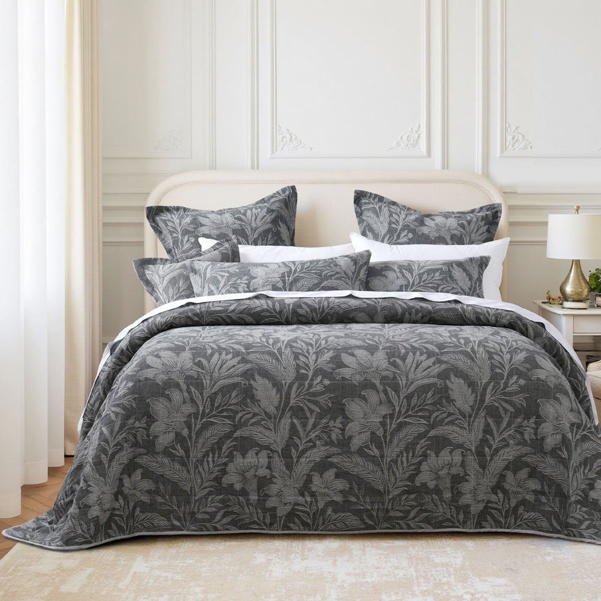 Maidstone Bedspread Set Grey