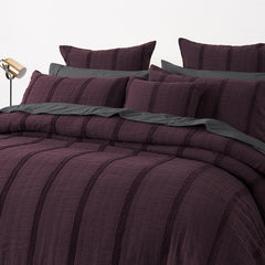 Malua Quilt Cover Set Grape