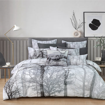 Myrtleford Quilt Cover Set Grey