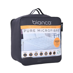 Relax Right Pure Microfibre Mattress Topper 1000gsm