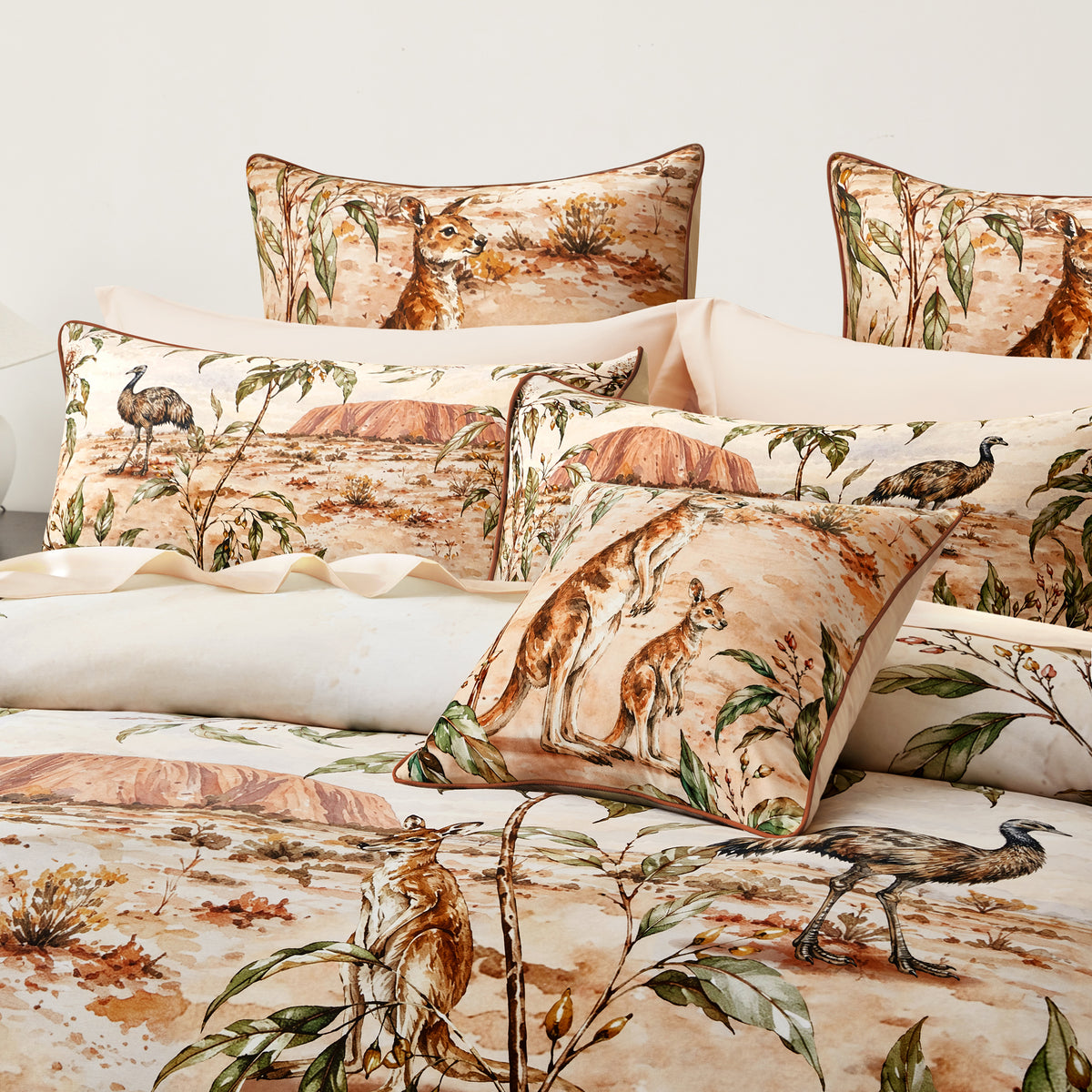 Outback Quilt Cover Set Natural